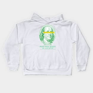 not the root-green Kids Hoodie